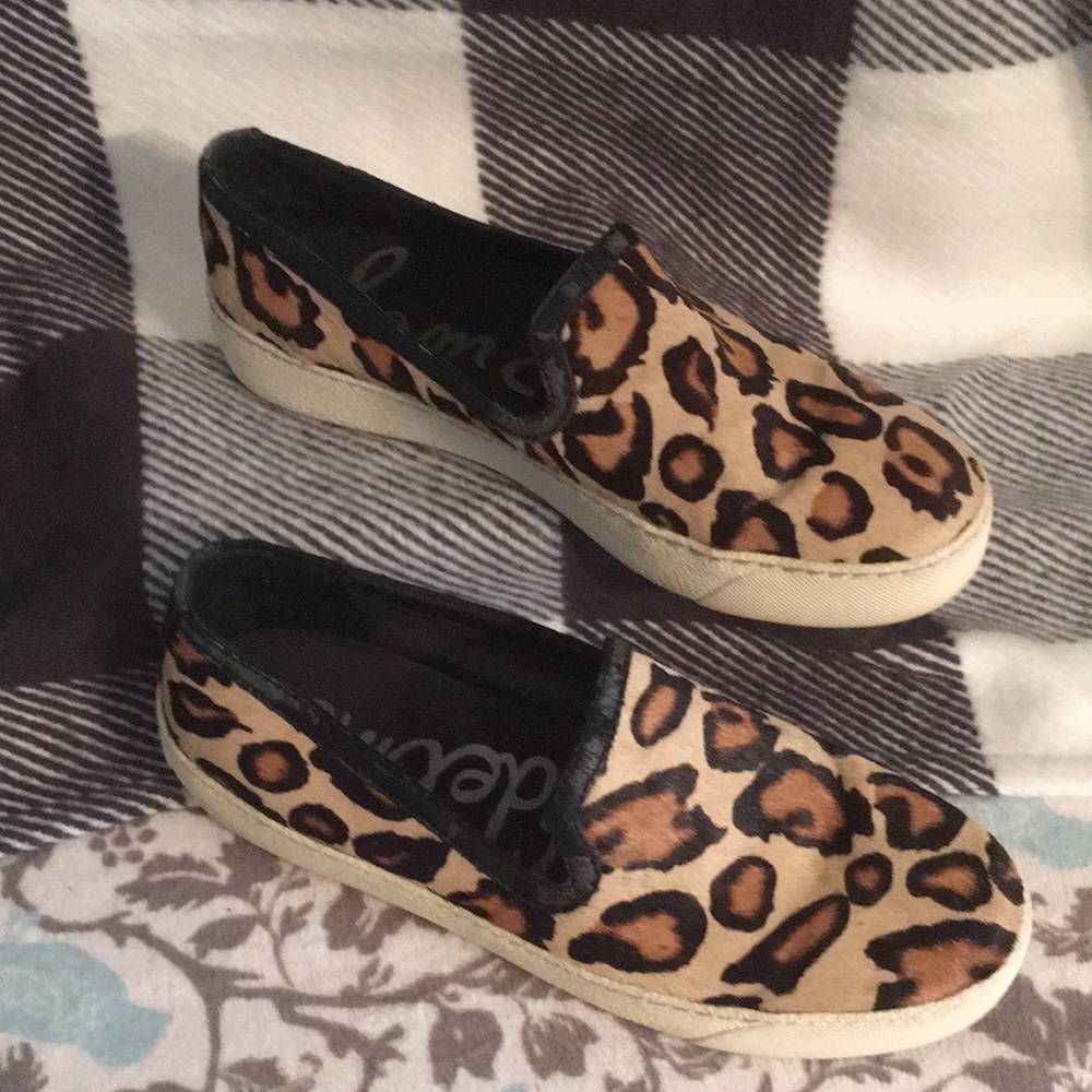 Sam Edelman leopard print shoes
